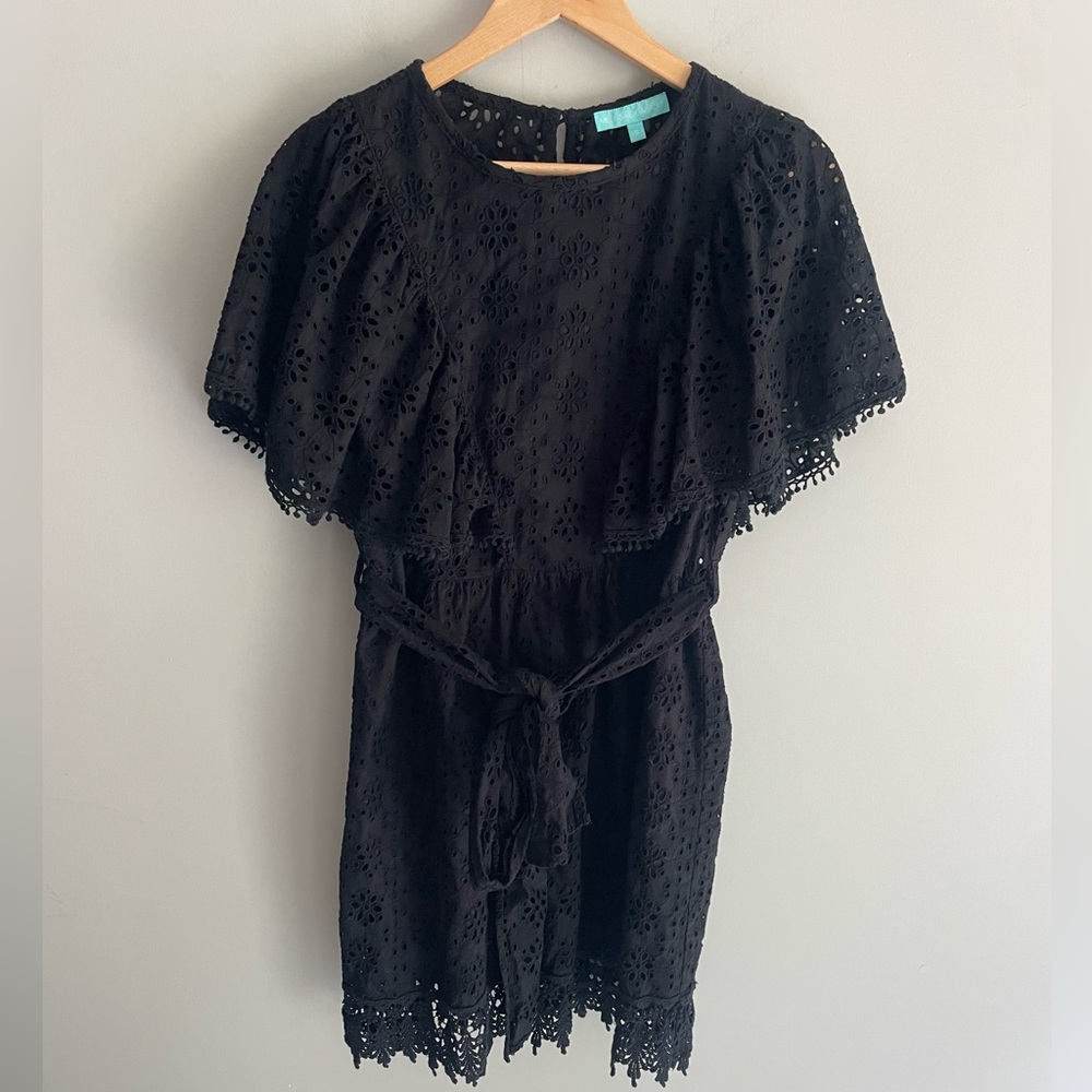 Melissa Odabash Black Lace Dress